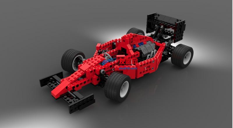 乐高 LEGO 8440 一级方程赛车图纸 Formula Indy Racer
