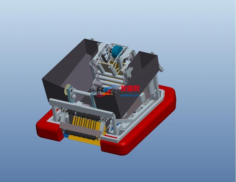 5803号机器人车3D模型图纸 STEP格式
