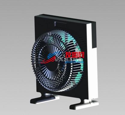 电风扇3D模型三维图纸全套
