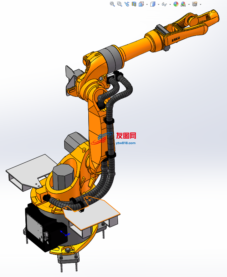 kuka焊接机器人三维模型