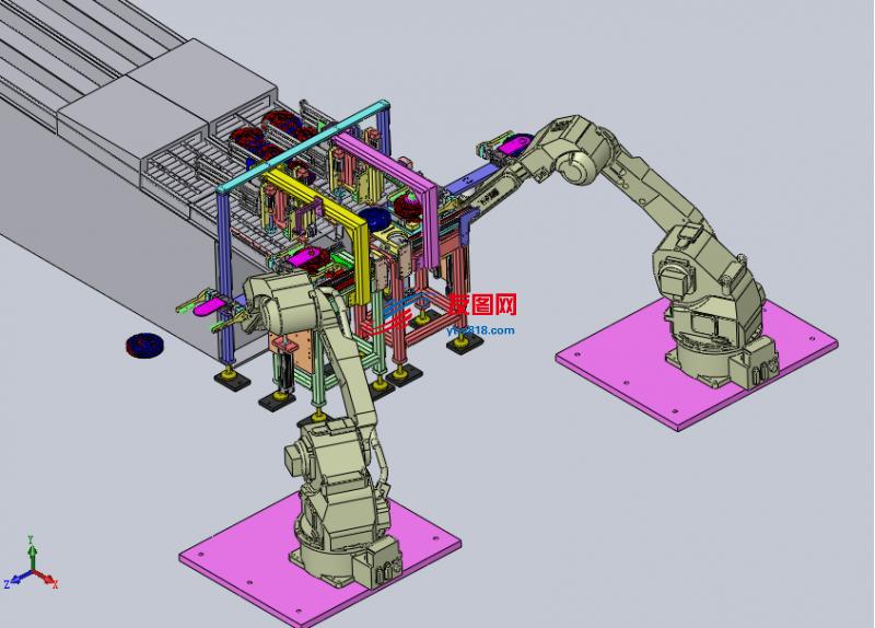 机器人电机转子装配设备STP