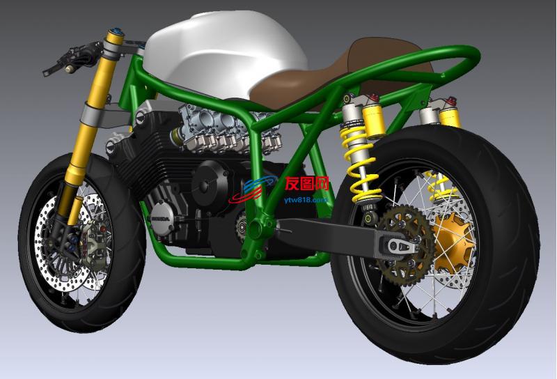 摩托车cb666设计