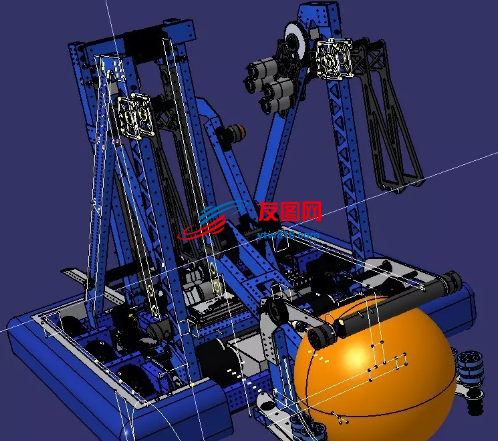 FRC 226号机器人车3D图纸 STP格式