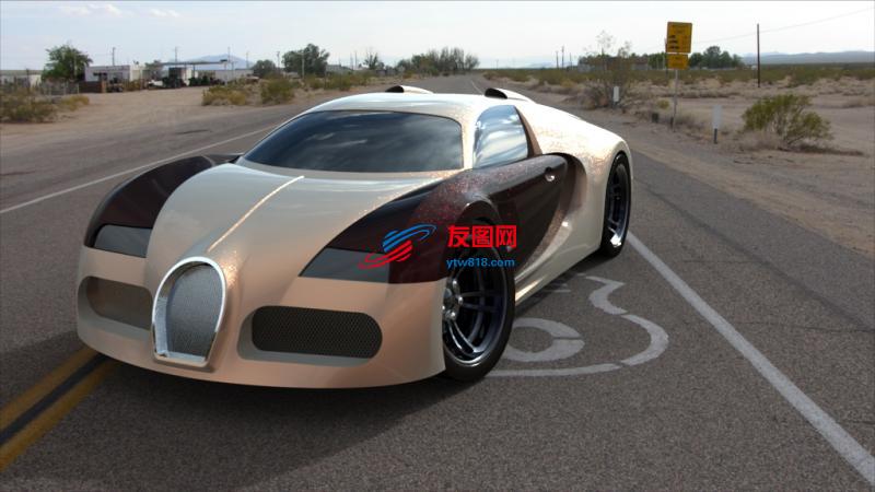 Veyron顶级超跑3D模型图纸