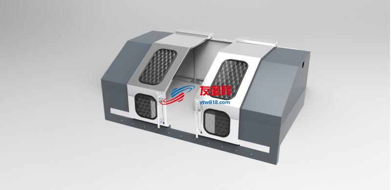 数控机床外罩3D 模型 SolidWorks设计