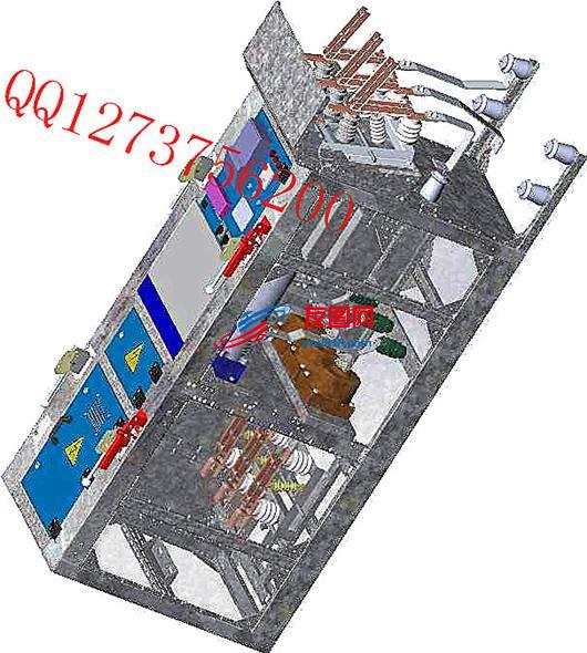 10千伏配电柜（SW设计）3D模型