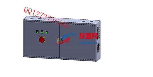 1100X670电控柜、电箱3D模型