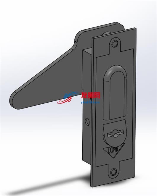 MS732平面锁 开关柜锁 配电箱柜门锁 电控箱锁 仪表箱柜锁