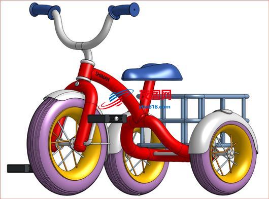 儿童三轮车（附工程图）