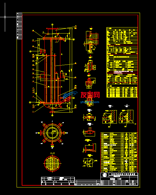 DN600换热器CAD详细图.DWG