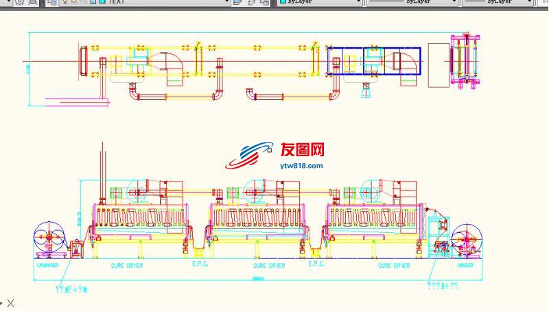 日本NCI硬化生产线图纸