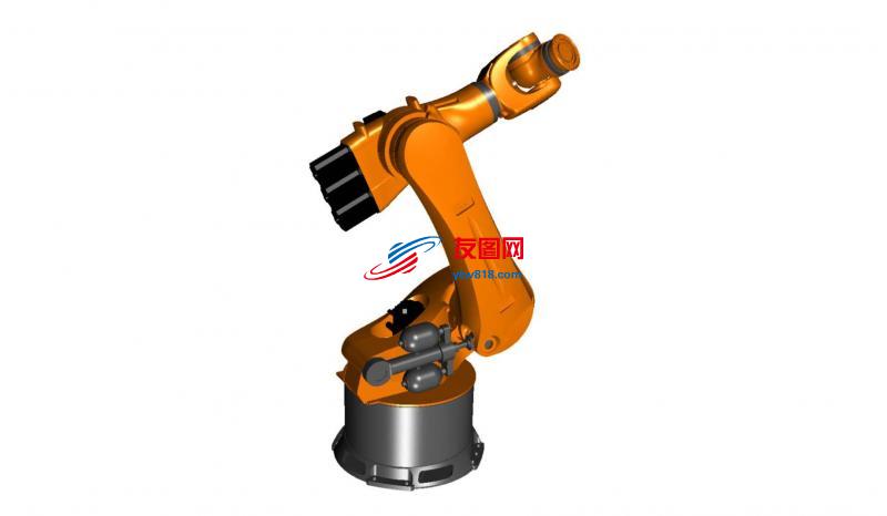 M16-工业机械手臂机器人手臂关节机械设计图纸资料 kr360 3D模型