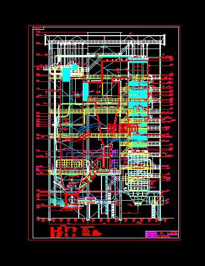 480t电站锅炉设计图