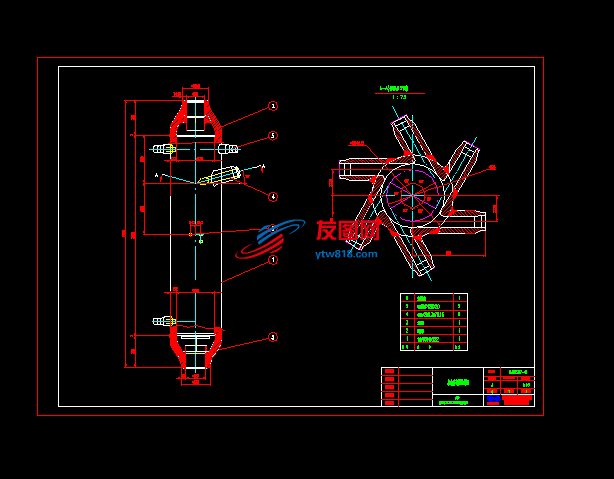 平顶山电厂2×1000MW超超临界机组启动分离器结构图12-BJ18S-07