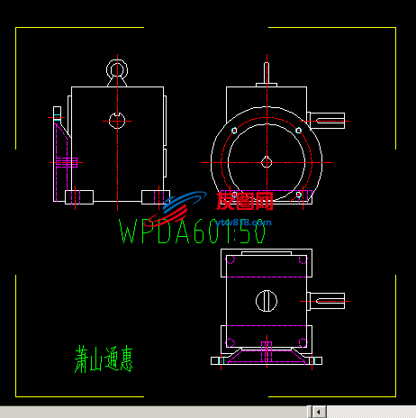 WPDA60（萧山通惠 ）减速器外形图