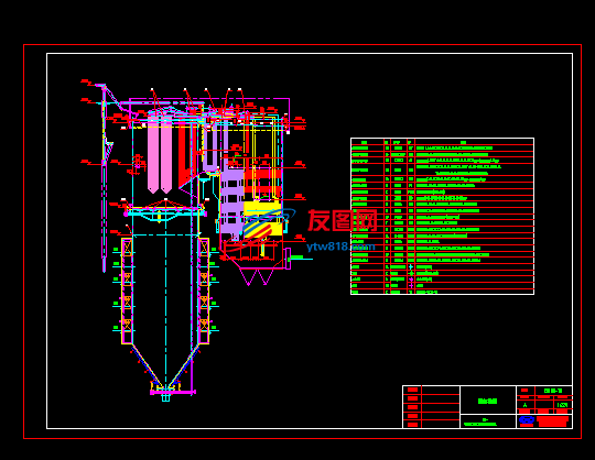 平顶山电厂2×1000MW超超临界机组锅炉热工测点总图13-BJ18S-10