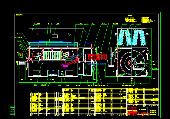 YMPS560 10kV电机装配图