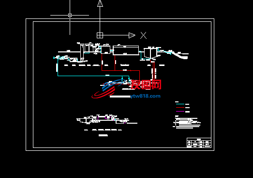 污水处理厂工艺设备高程图
