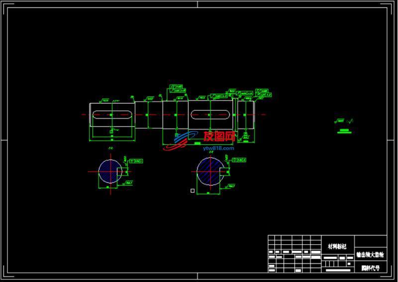 机械专业减速器设计CAD图纸完整版