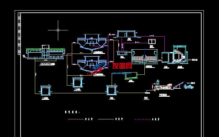 某电厂中水回用流程图