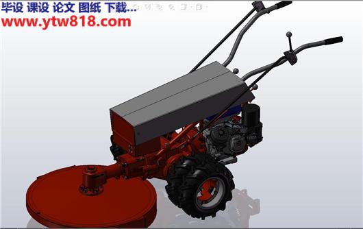 农业机械-拖拉机割草机（装载本田GX390发动机）