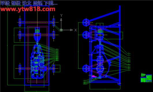 带减速器的电机装置驱动设计（论文+CAD图纸+SolidWorks三维图……）
