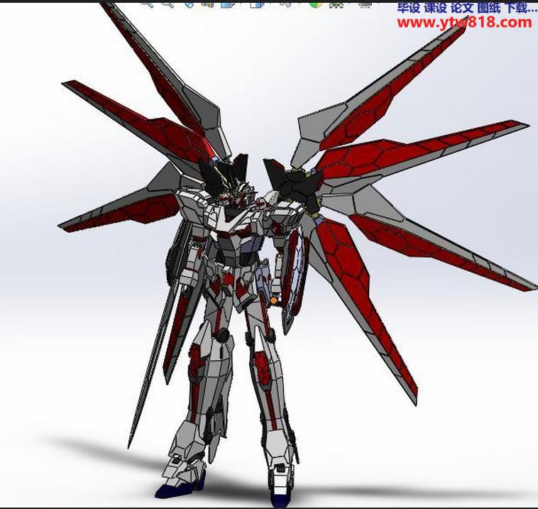 Gundam机动战士高达模型（solidworks原档）