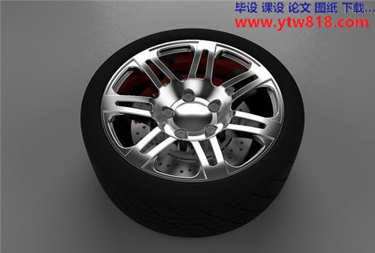 汽车轮胎产品模型-轮胎02