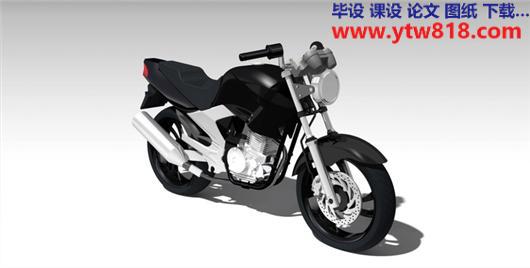 摩托车与自行车产品模型-雅马哈250
